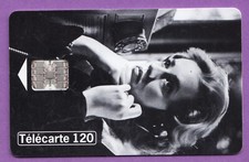 télécarte 120 u - F700A.980 - Jeanne Moreau - SC7 - DN N° rouges 2038