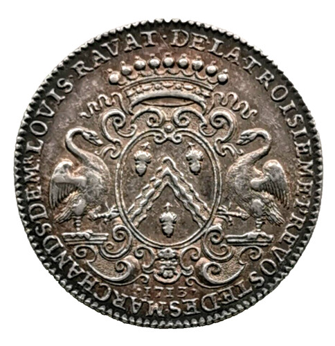 Jet jeton en argent - 85.,