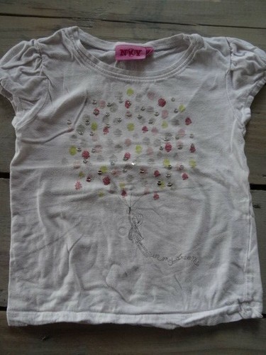 Shirt blanc manches courtes - t-shirt,