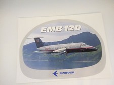 AUTOCOLLANT / STICKER - EMBRAER - EMB 120 - JET PRIVE - AVIATION - AIRCRAFT - 