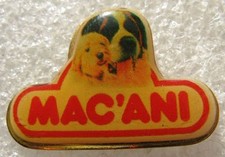 Pin's Aliment Animaux MAC'ANI avec 2 chien St Bernard et Westies # D2