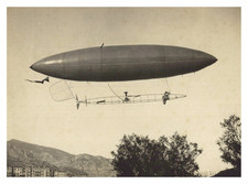 Dirigeable, Tirage vintage, ca.1920 Dirigeable, Tirage vintage, ca.1920 tirage