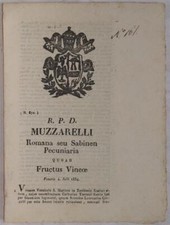 SENTENCE SACREE ROTA RIETI 1834 SAN MARTINO CATERINA TORRENTI CECCOTTI USUFRUIT