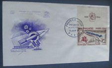 Enveloppe premier jour Oblitéré Paris Timbre France Expo Philatec 1964 N° 1422