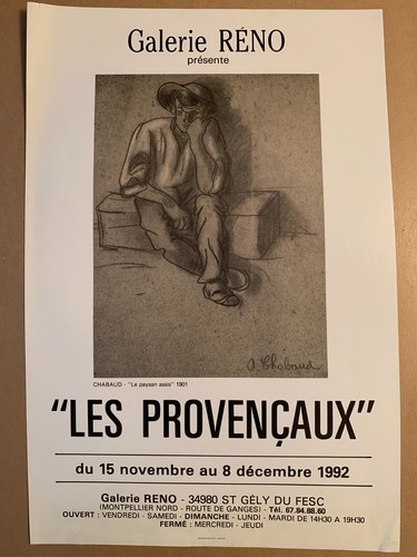 Affiche auguste chabaud - affiche,