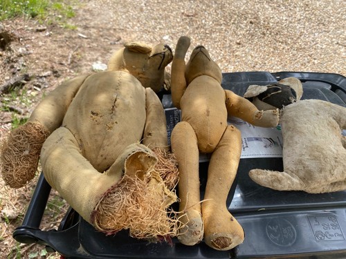 Lot peluche anciennes ours - de,