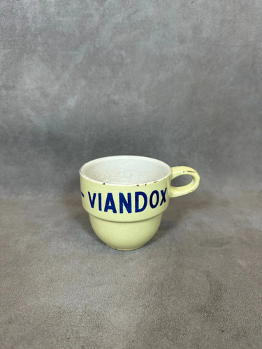 Rare tasse viandox faience - viandox, en