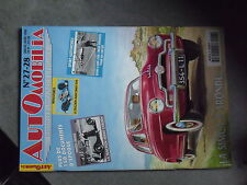 1µ? Revue Automobilia n°27 Simca 9 Aronde Reims 1958 Citroen traction avant