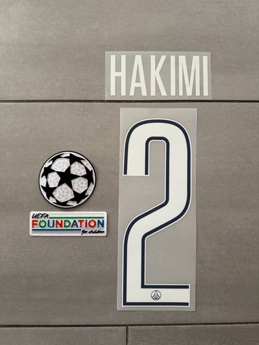 Flocage hakimi psg maillot - #2,