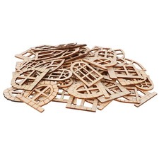 100 Pcs Porte De Fée En Bois