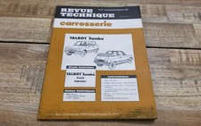 Revue technique carrosserie talbot samba coach et cabriolet 1982