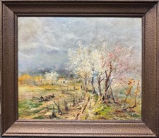 TABLEAU HUILE SUR TOILE DE