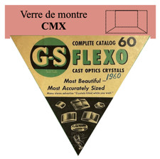 Verre de montre G-S FLEXO - Rectangulaire (CMX) Multi-marque - CHOOSE FROM LIST