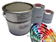 4 Litre Set 2K Ral Couleur au Choix Bootslack Yacht Bateau à Moteur Neuf