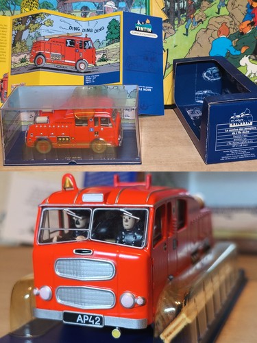 Tintin camion pompiers dennis - tintin,