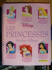 DISNEY - PANINI - LES PRINCESSES - Album à spirales complet images collées