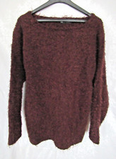 Pull marron foncé  doux et