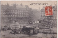 Paris crue de la Seine 1910 Cour du Havre Rue du Havre ELD CPA