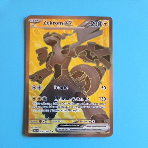 Carte pokemon zekrom - zekrom, ex