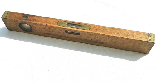 Niveau bulle ancien chêne - bulle,