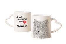 Eurasier Tasse Avec Chien Bonjour Cœur Art-Chien