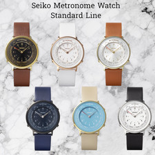 Montre-bracelet Seiko Metronome Standard Line 6 couleurs unisexe Japon neuve