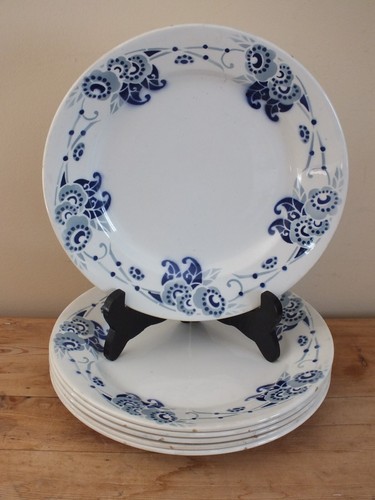 Assiettes plates moulin - assiettes,