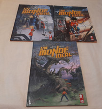 3 BD UN MONDE IDEAL TOME 1 + 2 + 3  LES CONTES DU VILLAGEOIS CYCLE 1