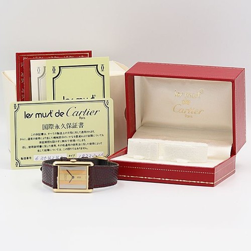Montre cartier must tank - must,
