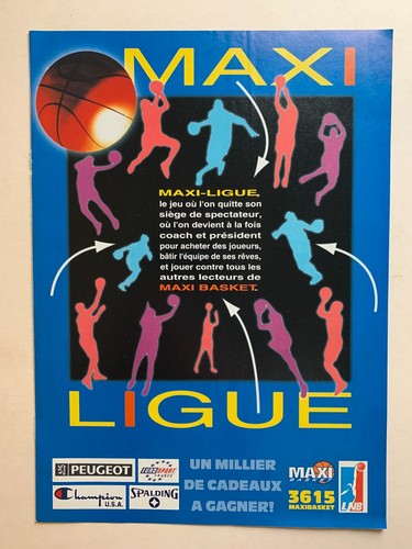 Jeu concours 1996 maxi - maxi, basket