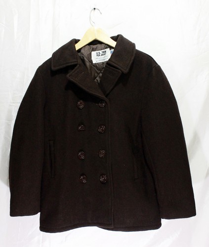 Vintage schott pea coat jacket - coat,