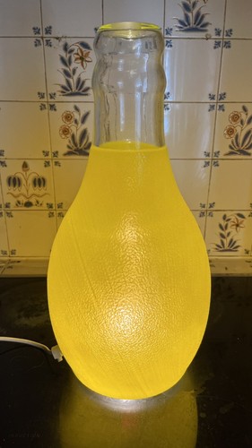 Lampe bouteille orangina - bouteille,