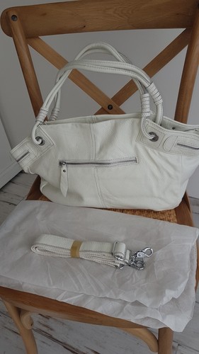 Sac main cuir blanc - sac, à