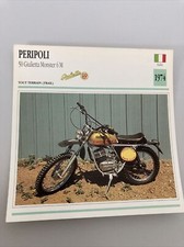 Peripoli 50 Giulietta Monster 6M 1974 carte moto de collection Atlas Italie