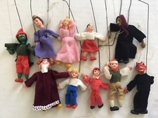 Marionnettes Vintage Jas Loutky Tchécoslovaquie Praha Jouets Années 80