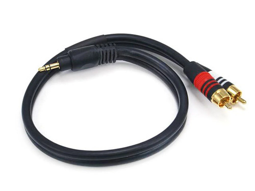 Monoprice 5ft premium 5mm - 1.5ft, 3.5mm
