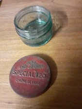Rare Ancien Petit Pot En Verre