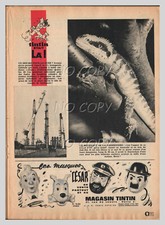 1966 DOCUMENT (ref Lim 915) PUB MASQUES TINTIN CéSAR  1page