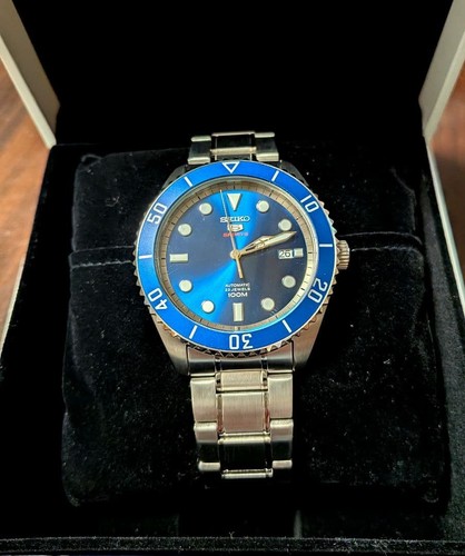 Seiko sports blue hommes - 5,