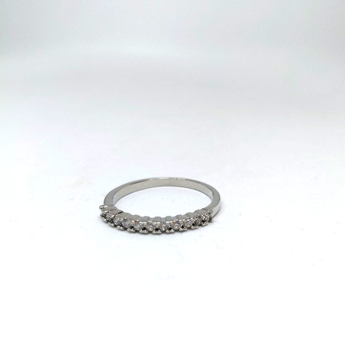 Bague alliance avec - , zirconium