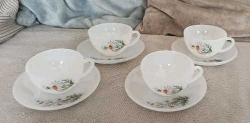 Tasses fleurie marguerites - fleurie,