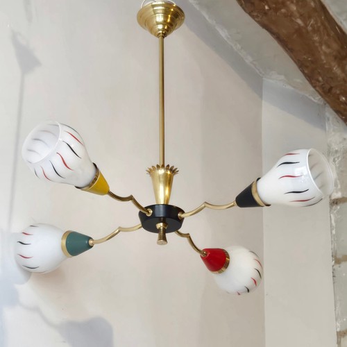 Lustre suspension vintage 1950 - lustre,