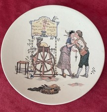 BELLE ASSIETTE EN FAIENCE DE