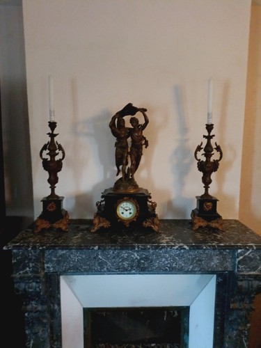 Horloge pendule cheminée - horloge,