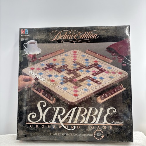 1989 scrabble deluxe edition - scrabble,