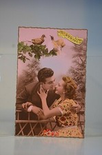 CPA CARTE POSTAL STE SAINTE CATHERINE DENTELLE AJOURE BONNET FILLE GARCON ANCIEN