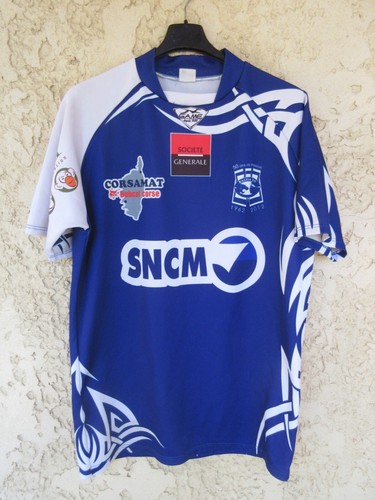 Maillot rugby bastia porté - maillot,