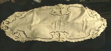 ancienne nappe fleurs chinois chinese antique fabric brodé broderie embroiderie 