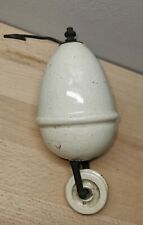 Suspension en porcelaine avec poulie colori ivoire