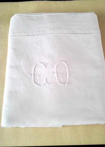 Joli drap coton blanc - en,